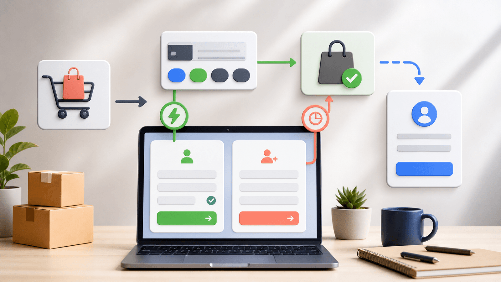 Imagen de la noticia: Checkout invitado ecommerce: compra sin cuenta y cuenta después