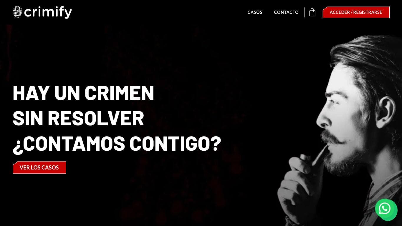 Captura de la home de una tienda oficial de ocio familiar