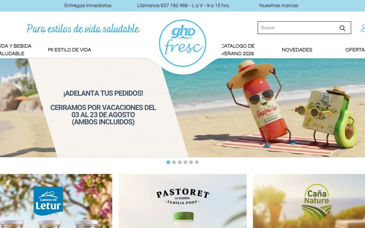 Captura limpia de una tienda de alimentación ecológica