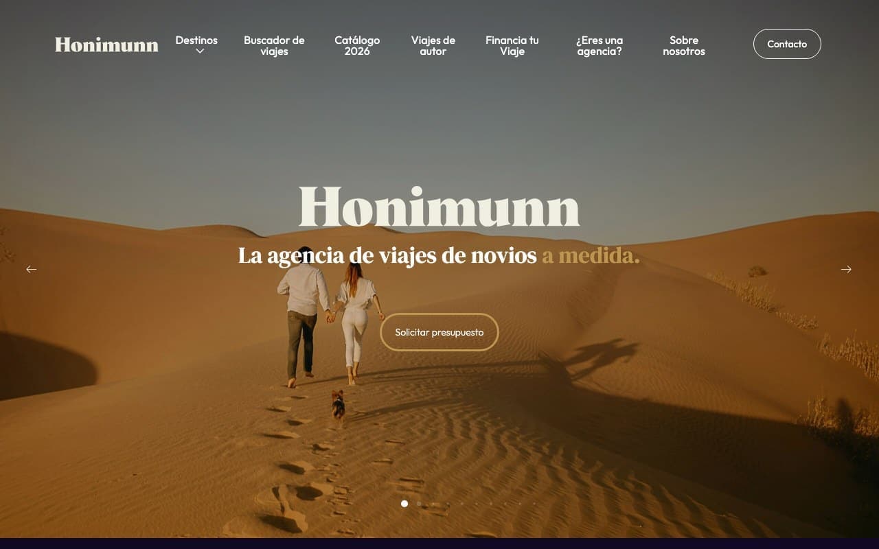 Agencias y destinos para organizar una luna de miel