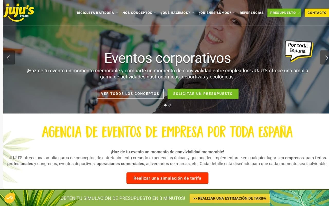 Evento corporativo organizado por una agencia especializada