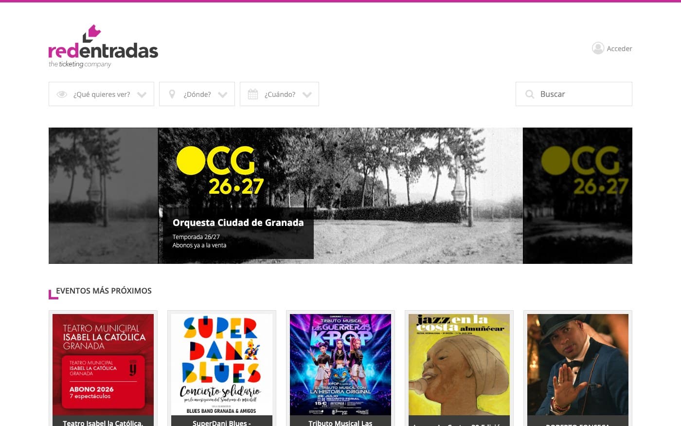 Captura oficial de Redentradas