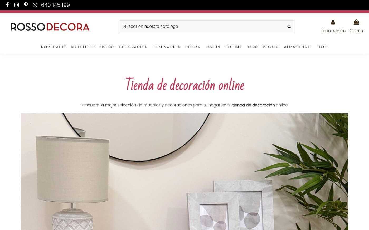 Home oficial de Rosso Decora
