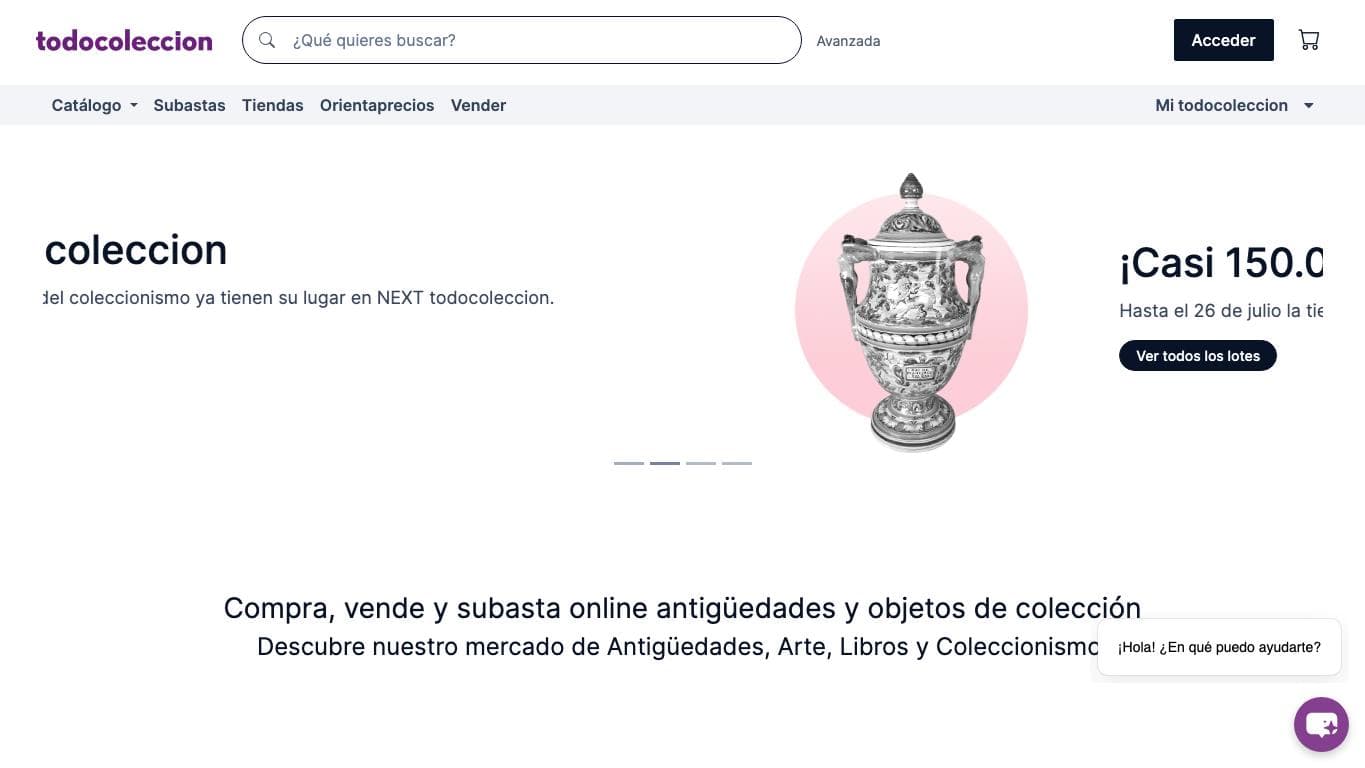 Piezas de coleccionismo en tiendas oficiales