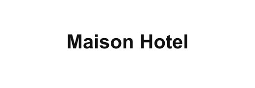 Logo de Maison Hotel
