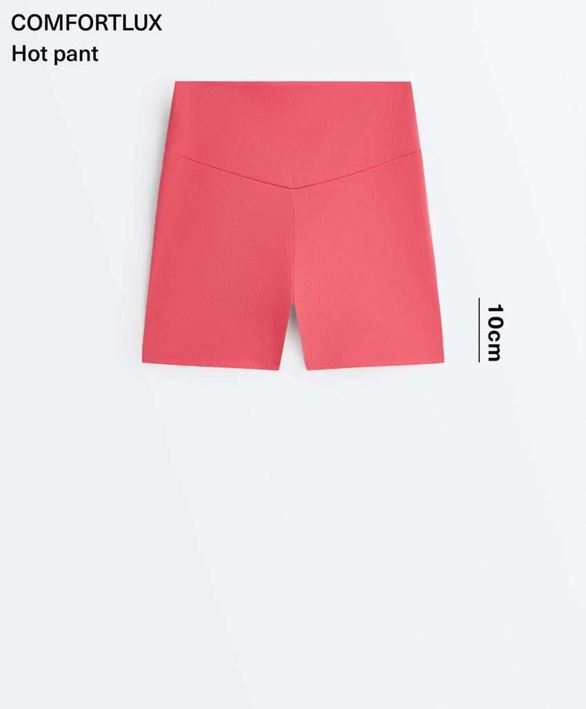 Hot pants high rise Comfortlux 10 cm rosa