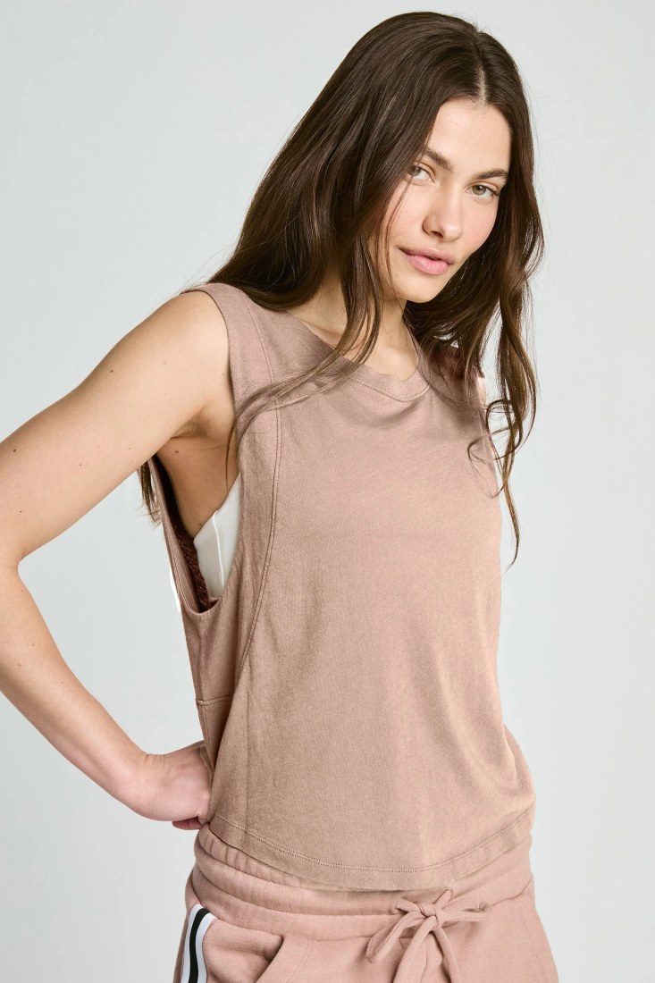 Flow Cropped Muscle Tank