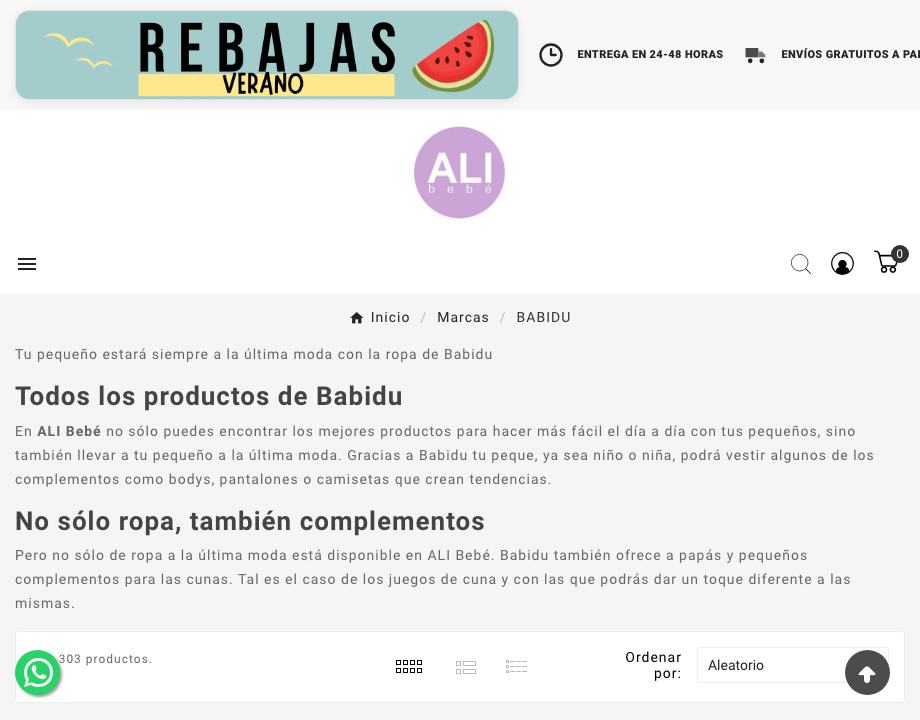 Babidu en ALI Bebe