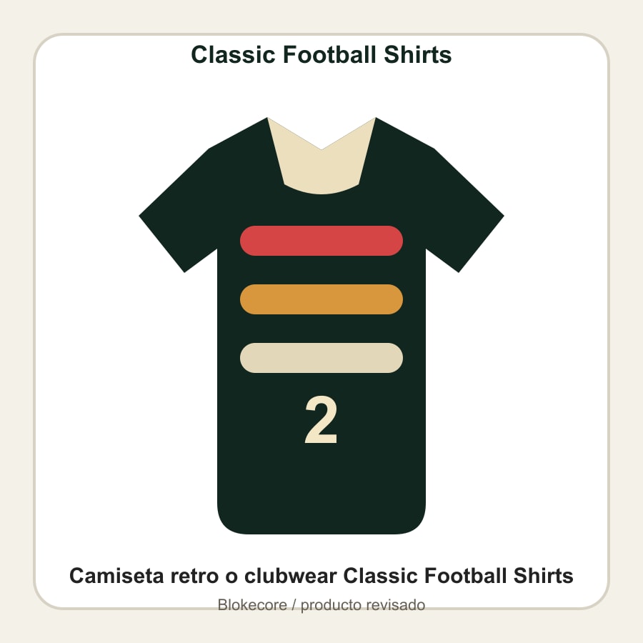 Camiseta retro o clubwear Classic Football Shirts
