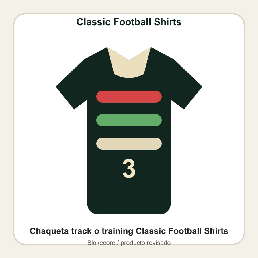 Chaqueta track o training Classic Football Shirts