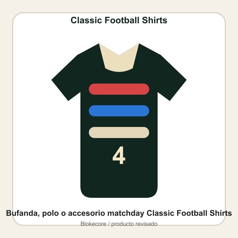Bufanda, polo o accesorio matchday Classic Football Shirts
