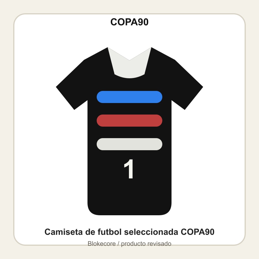 Camiseta de futbol seleccionada COPA90