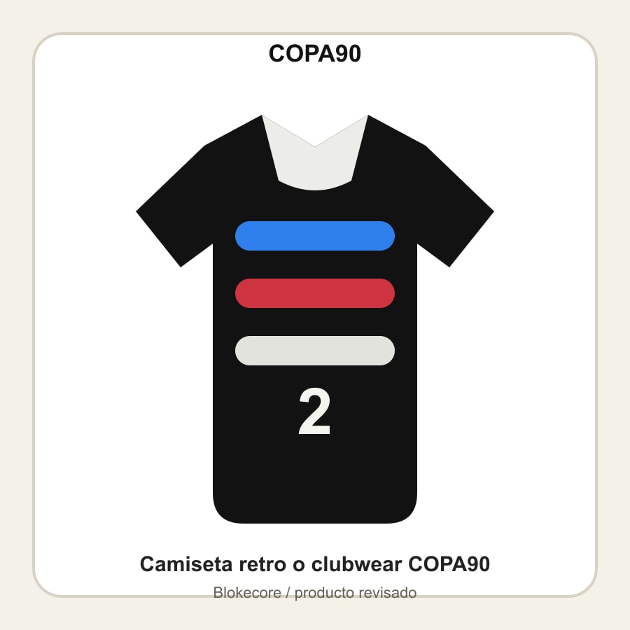 Camiseta retro o clubwear COPA90