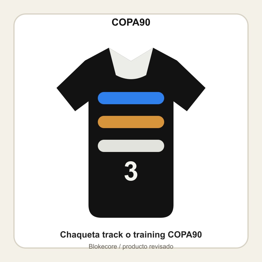 Chaqueta track o training COPA90