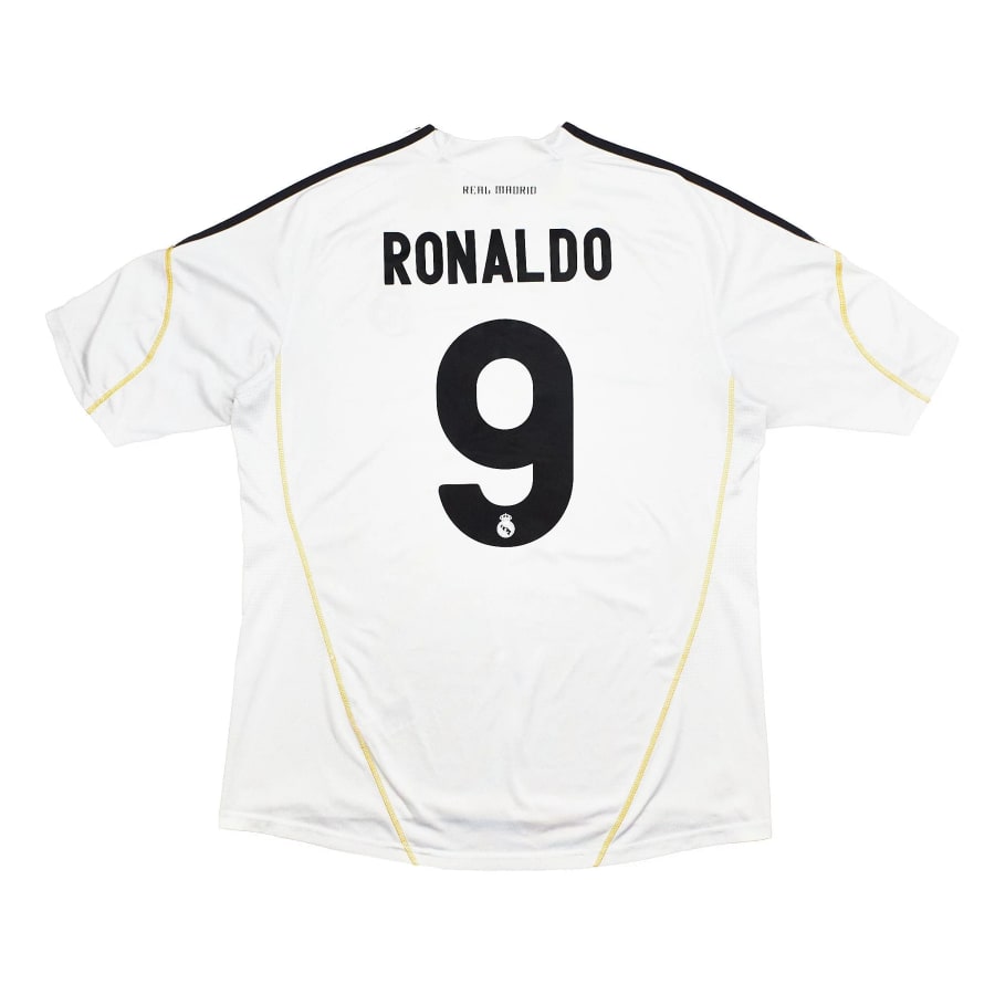 2009/10 Real Madrid Ronaldo #9 C/L Home Shirt (XL) Adidas