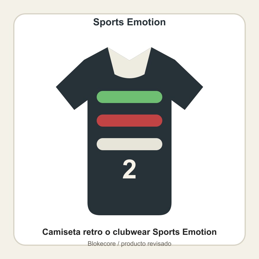 Camiseta retro o clubwear Sports Emotion