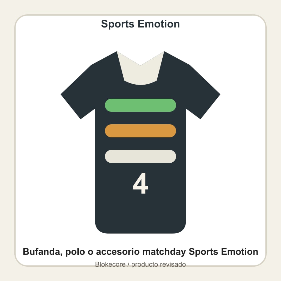 Bufanda, polo o accesorio matchday Sports Emotion