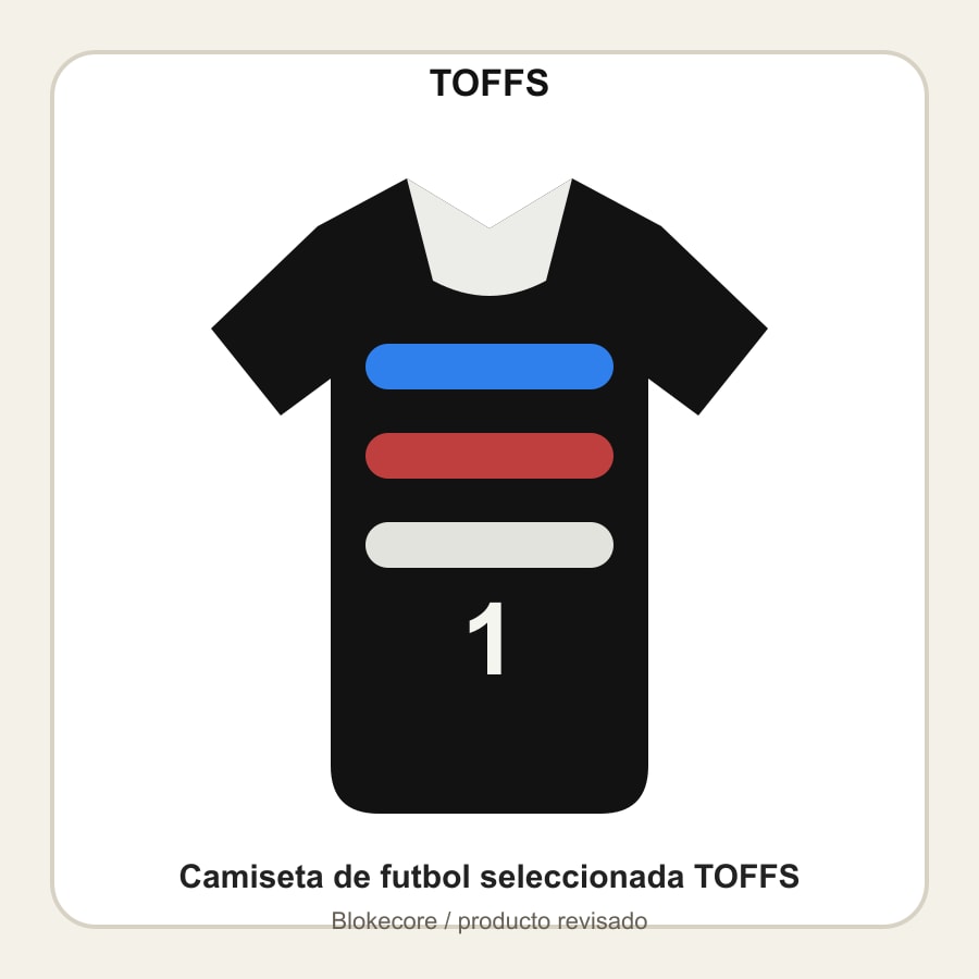 Camiseta de futbol seleccionada TOFFS