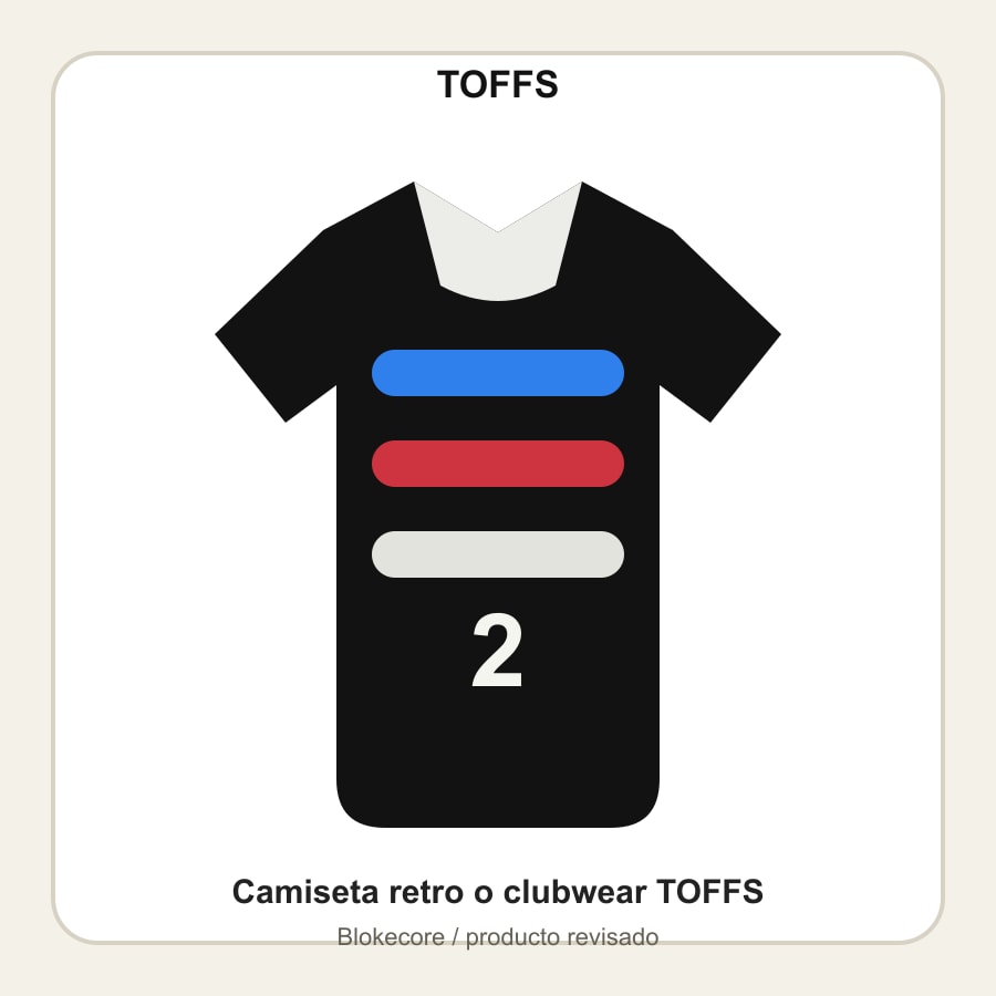 Camiseta retro o clubwear TOFFS