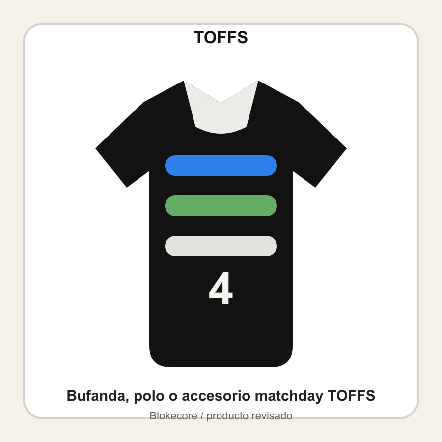 Bufanda, polo o accesorio matchday TOFFS