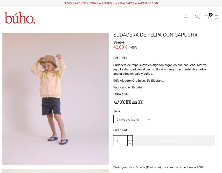 Sudadera de felpa con capucha