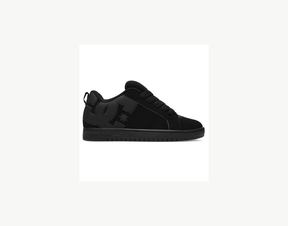Court Graffik Zapatillas de Piel Negro