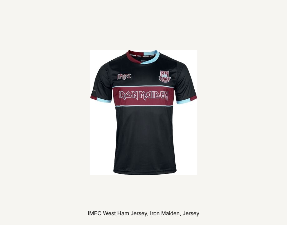 IMFC West Ham Jersey, Iron Maiden, Jersey