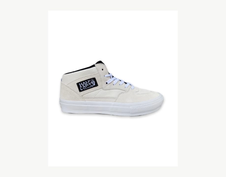 VANS SKATE HALF CAB WHT/WHT