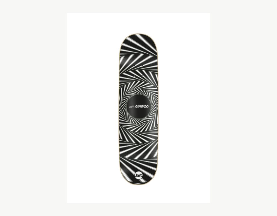 Jart Spiral Ginwoo 8.0" Skate Deck
