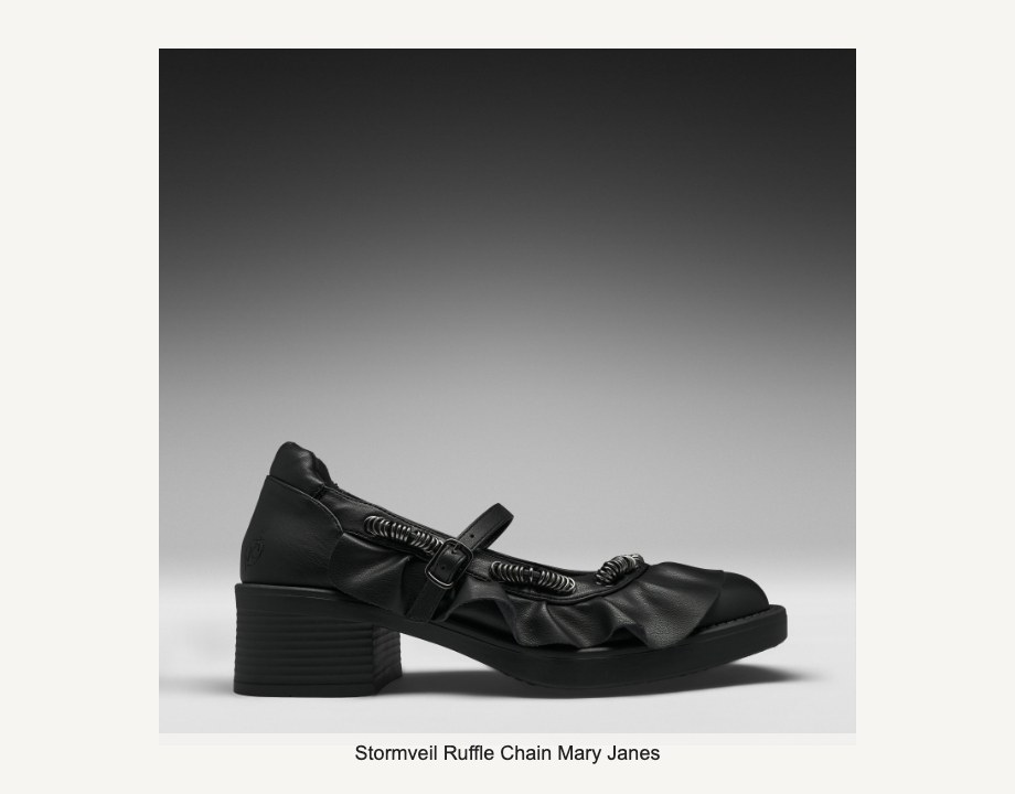 Stormveil Ruffle Chain Mary Janes