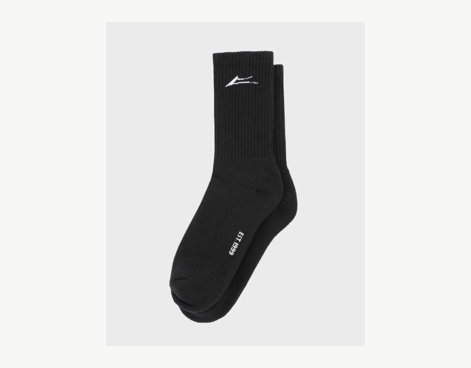 Everyday Flare Midcalf Socks - Black