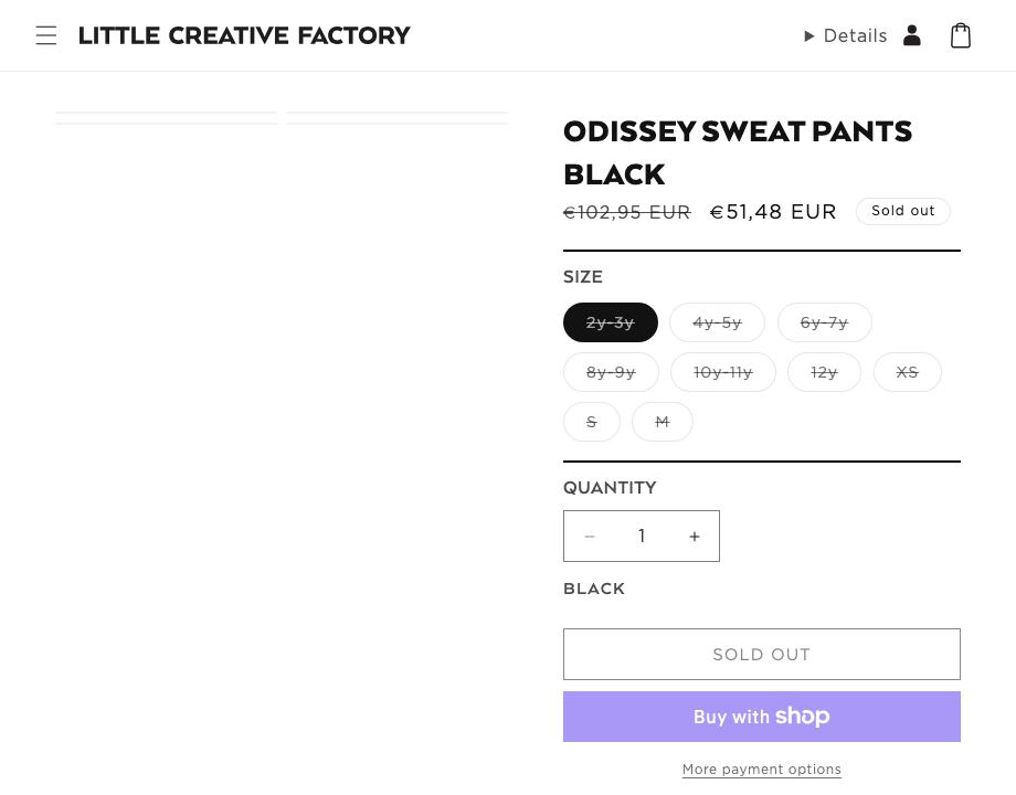 Odissey Sweat Pants Black