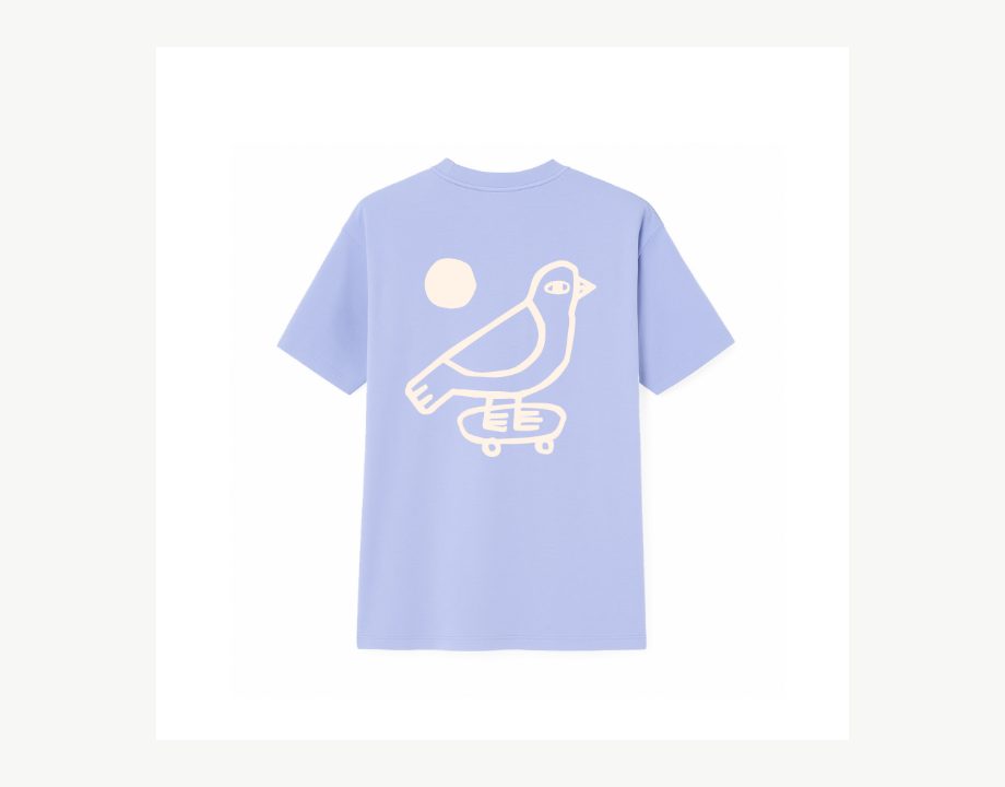 Bird Tee - Viola Blue