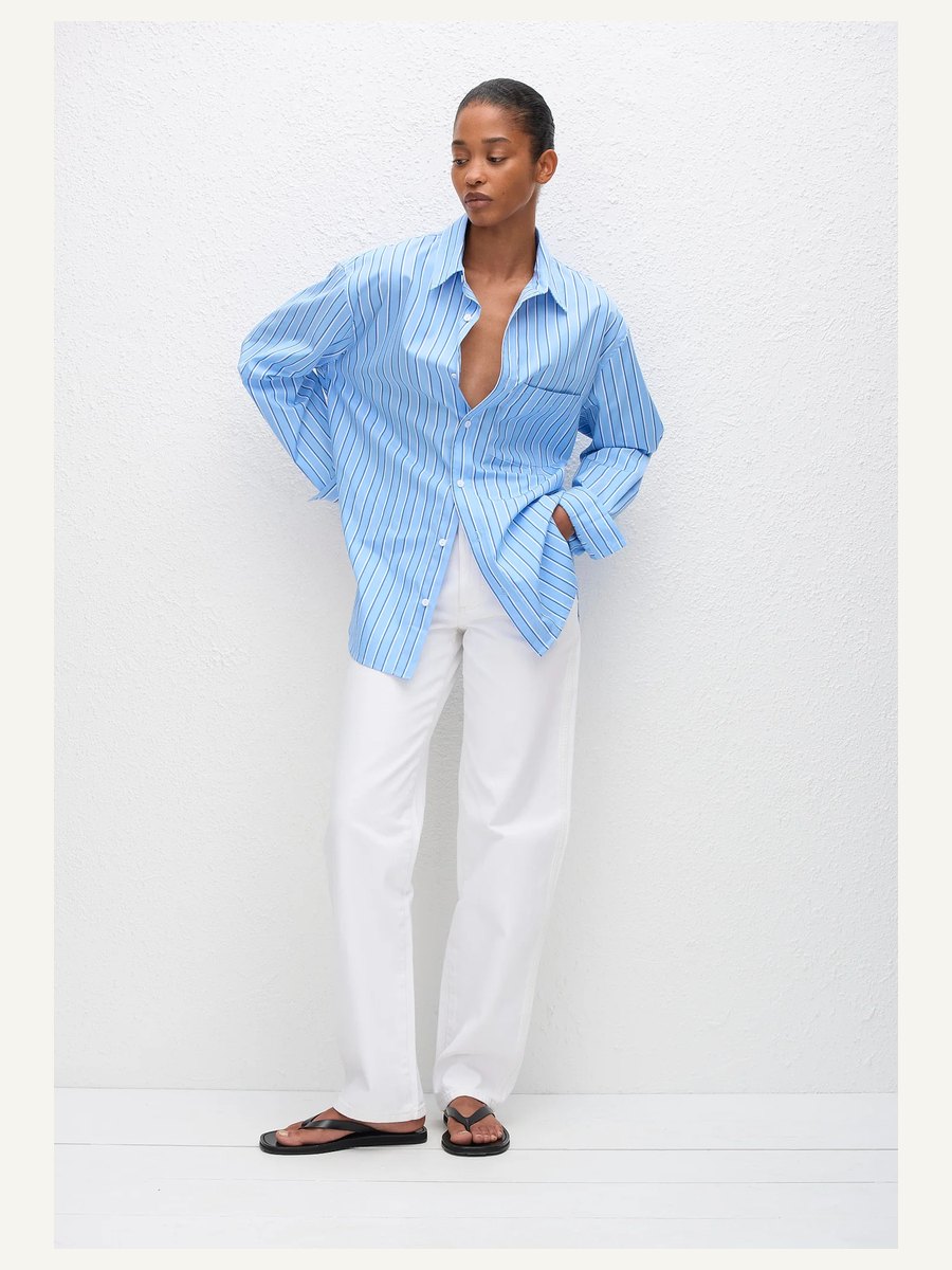 Classic Stripe Shirt - Capri Stripe