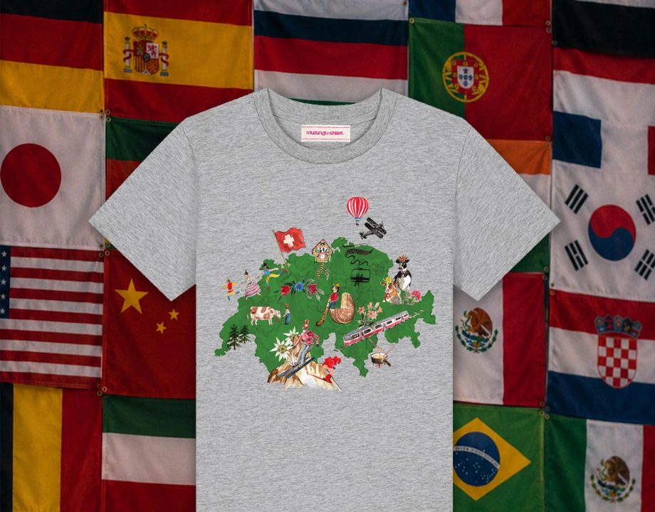 Kids Switzerland T-Shirt Grey