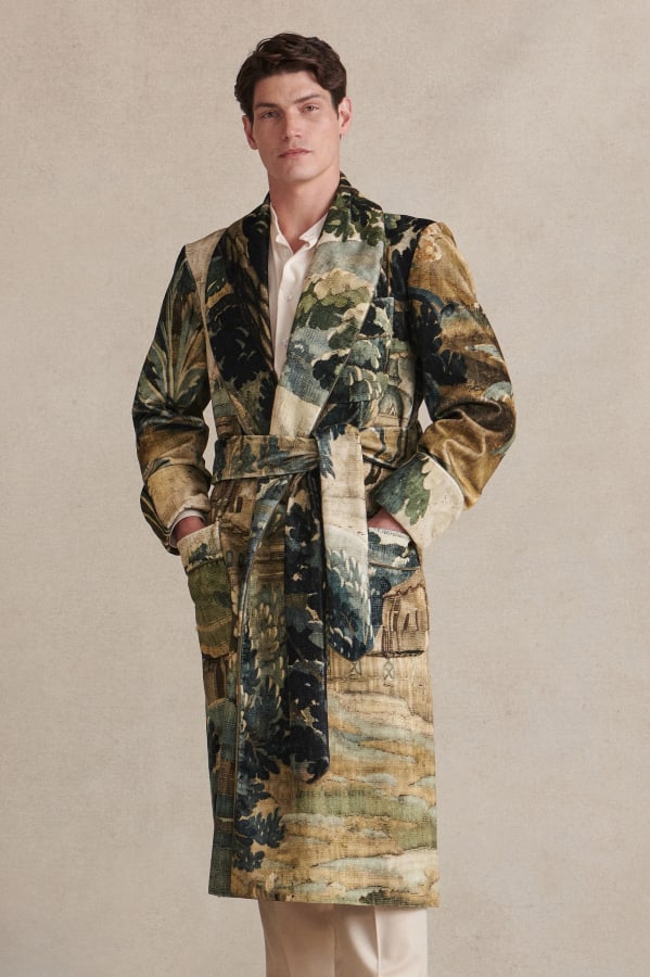 Wolterton Velvet Lined Dressing Gown