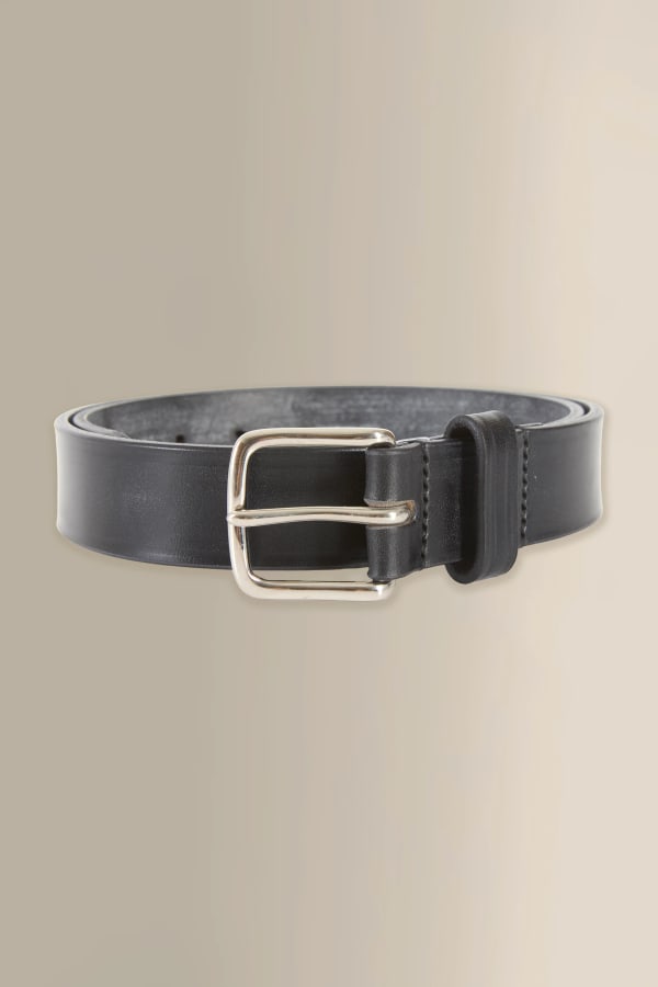 Black Frogmore Leather Belt