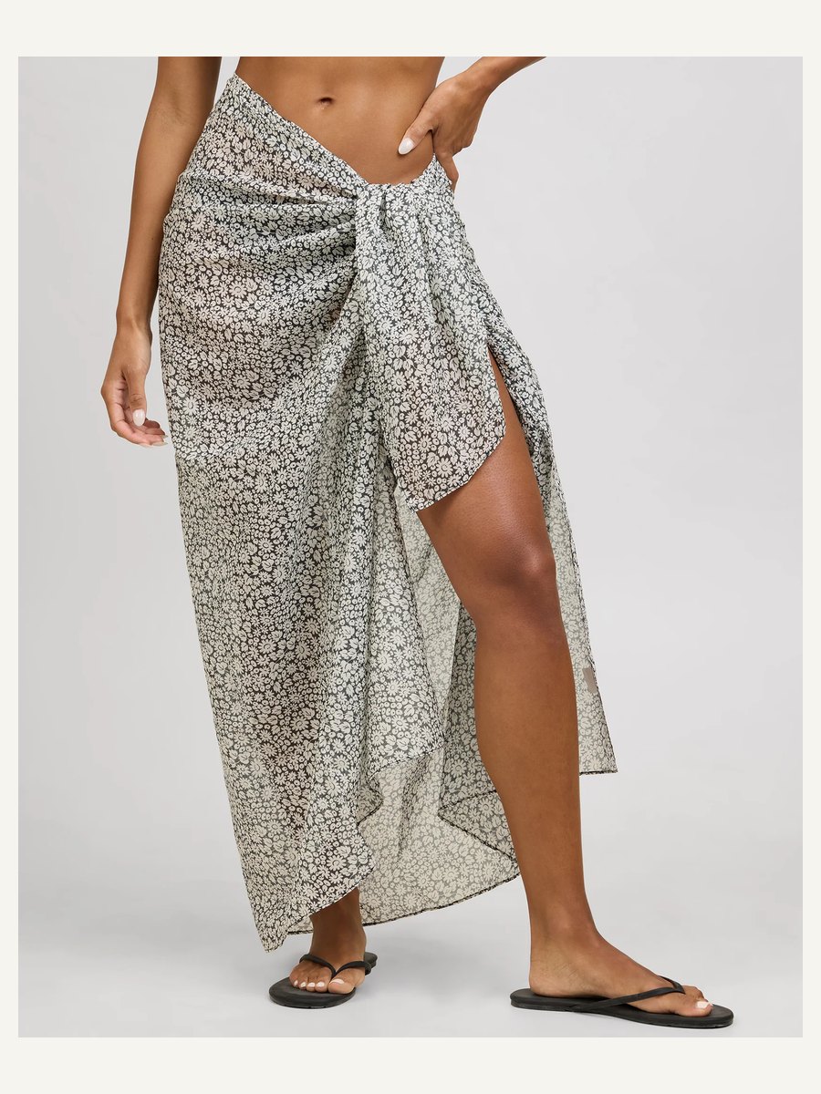 Cotton Chiffon Pareo Egret