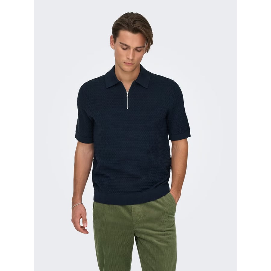 Polo de punto corte regular