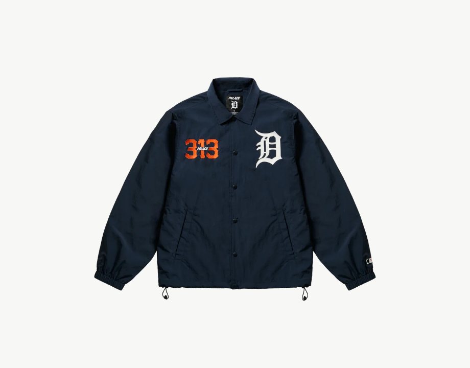 Palace Detroit Tigers Coach Jacket Navy