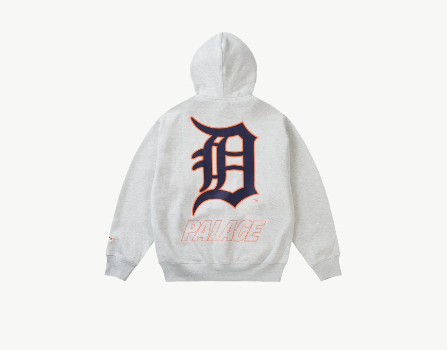 Palace Detroit Tigers Hood Grey Marl