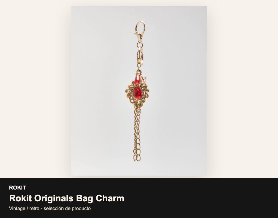 Rokit Originals Bag Charm