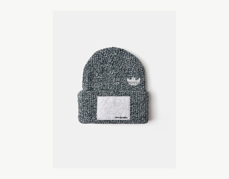 adidas Skateboarding x Gonz Work Beanie - Aurora Ivy/Core White
