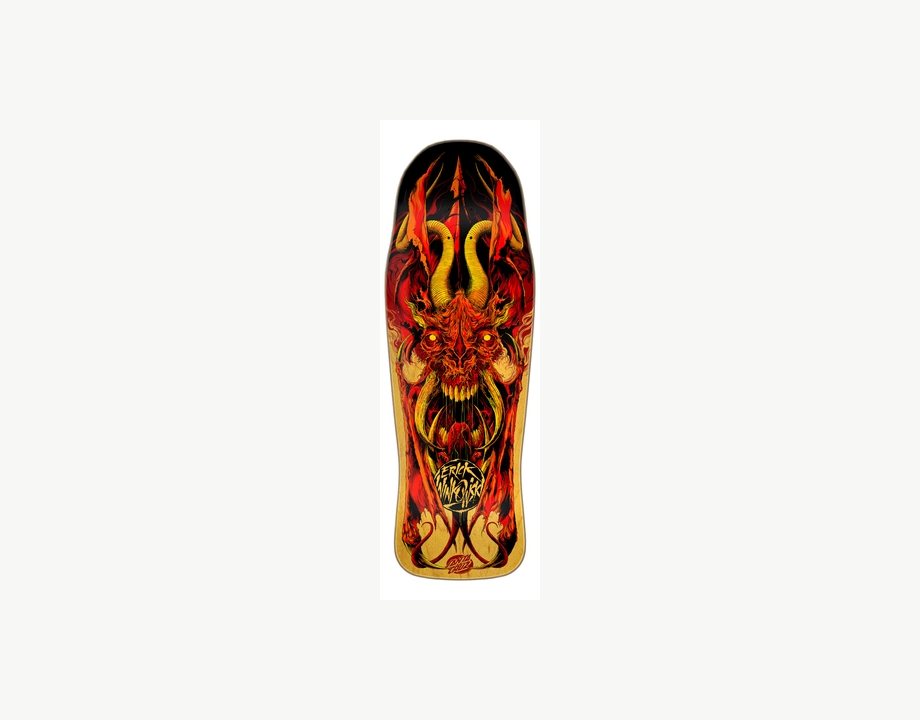 Winkowski Primeval Fire Santa Cruz Shaped Skateboard Deck