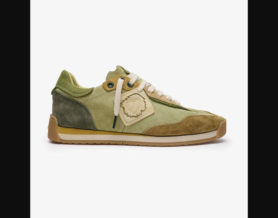 Ensō Suede | Lichen Green
