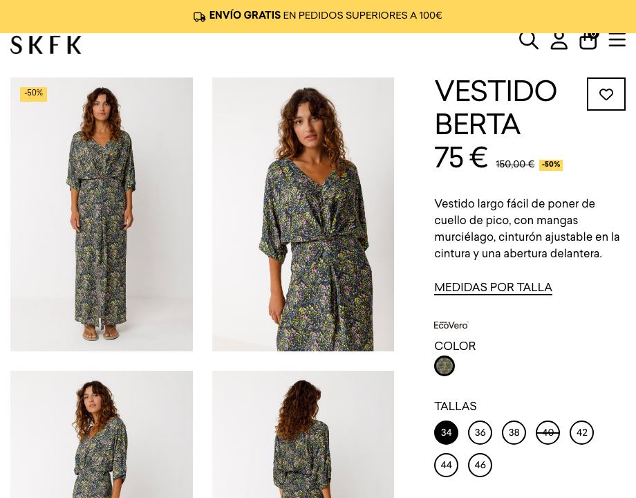 VESTIDO BERTA