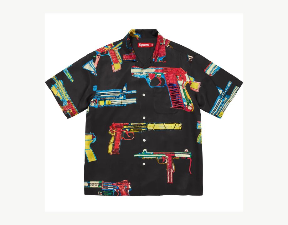 Guns Silk S/S Shirt Black