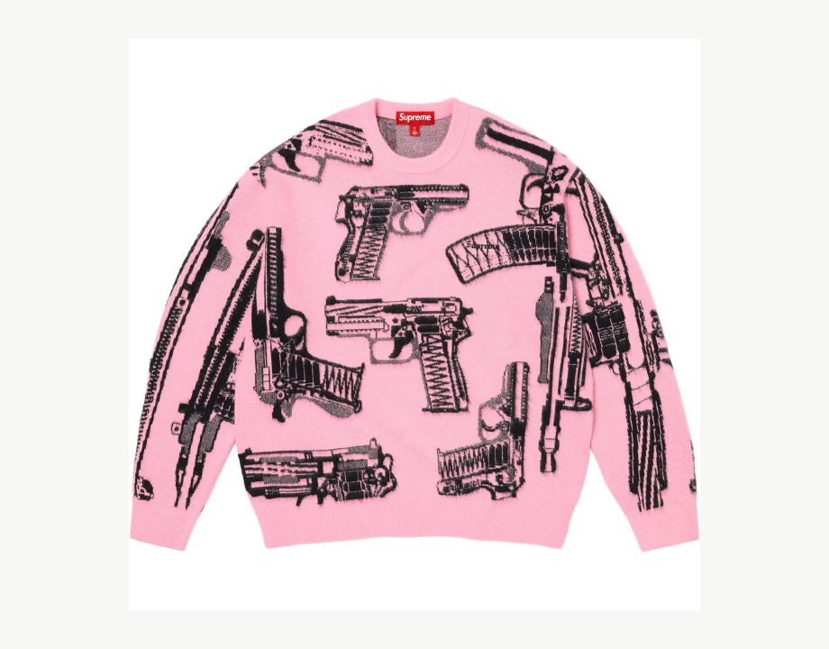 Guns Sweater Pink
