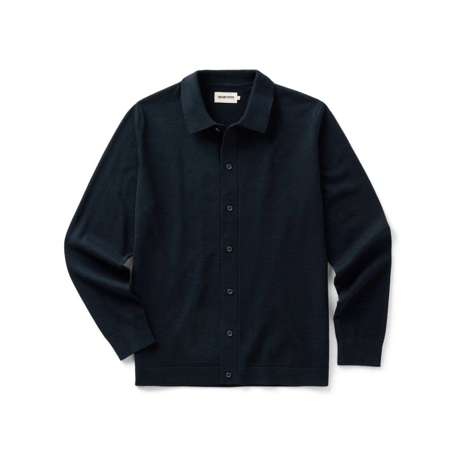 The Nichols Polo in Nocturne Cotton Cashmere
