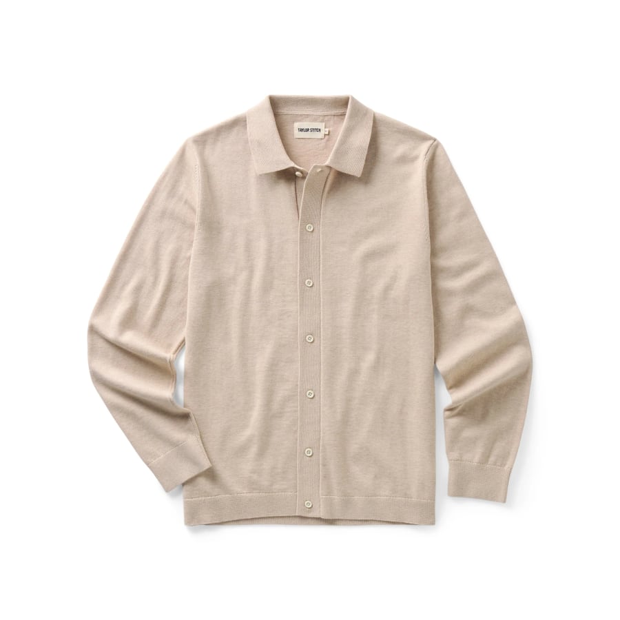 The Nichols Polo in Sable Cotton Cashmere
